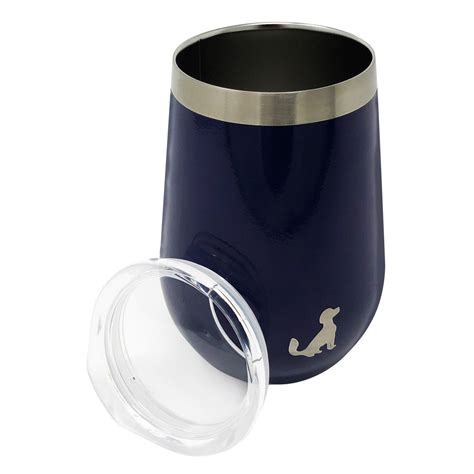 12oz Insulated Stainless Steel Wine Tumbler, With Lid - Pittsford ...