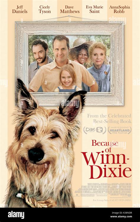 BECAUSE OF WINN DIXIE POSTER Stock Photo - Alamy