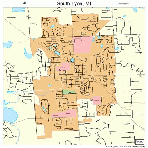 South Lyon Michigan Map - Shari Demetria