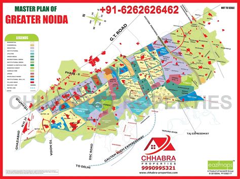 maps of greater noida: GREATER NOIDA MASTER MAP