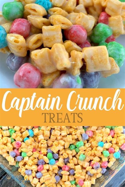 Captain Crunch Treats | Snack mix recipes, Cereal bars recipes, Cereal recipes