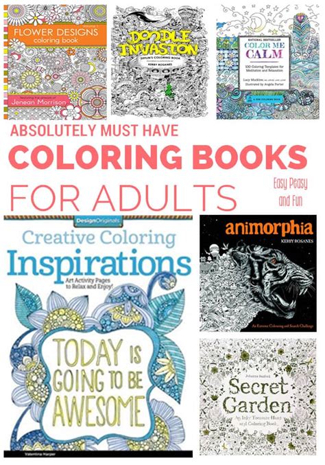 15 Intricate Adult Coloring Books We Adore - Coloring Books For Adults Craze - Easy Peasy and Fun