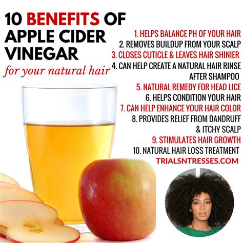 10 Benefits Of Apple Cider Vinegar For Your Natural Hair | Vinegar for hair, Apple cider vinegar ...