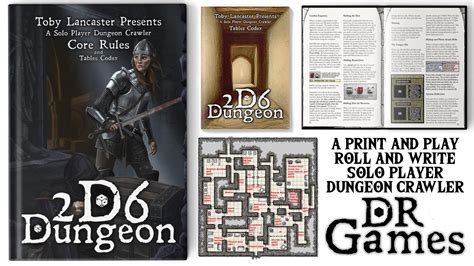 2D6 Dungeon - A Classic Dungeon Crawler Solo Player Game