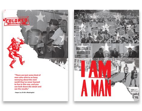 I AM A MAN | Poster Sequence on Behance