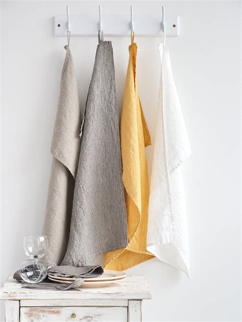 Linen Towels Linen Kitchen Towels Washed Linen Tea Towels - Etsy