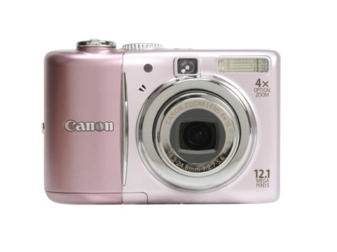 Canon PowerShot A1100 IS Pink 12.1 MP Digital Camera - Newegg.com