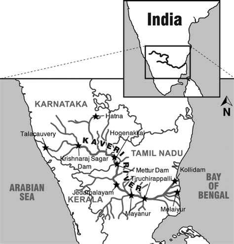 Kaveri River System | Rivers of India - ENSEMBLE IAS ACADEMY