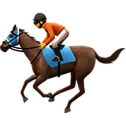 Horse Racing Emoji (U+1F3C7)