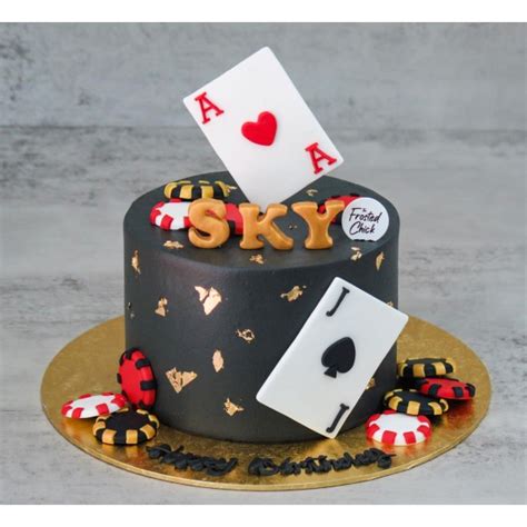 Blackjack Poker Cake