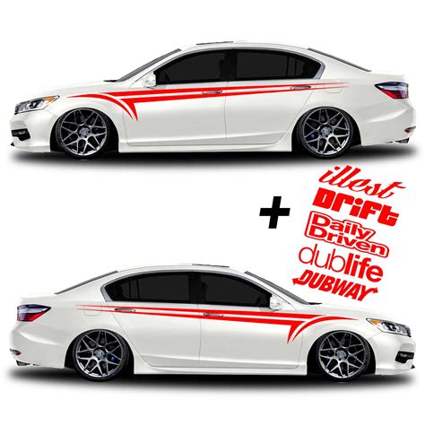 Car graphic 338 Race stripe +Free Decals | shinegraffix.com