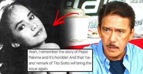 Netizens Recall Pepsi Paloma's Issue in Midst of Tito Sotto's "Na-ano lang"