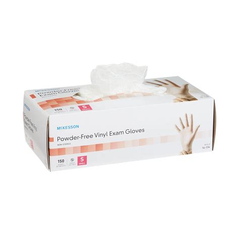 McKesson Vinyl Exam Gloves, Powder-Free, Disposable Medical Glove ...