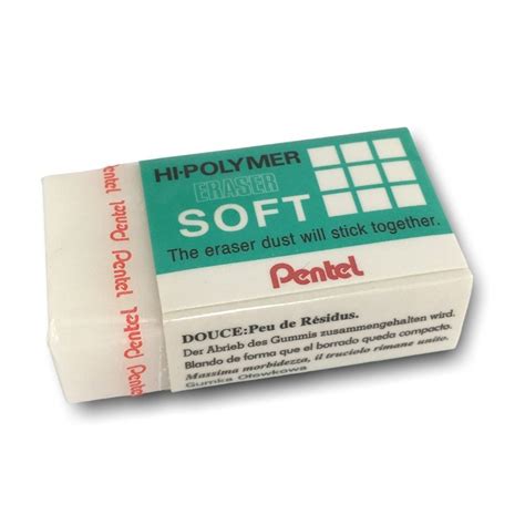 Pentel Hi Polymer Eraser - Soft