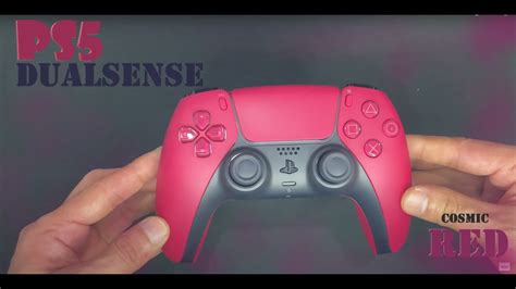 PS5 : SONY DUALSENSE || COSMIC RED || WIRELESS CONTROLLER || UNBOXING || - YouTube