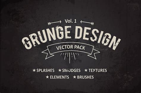 Grunge Design Elements Vol. 1 - Design Cuts