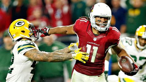 Big pass in to Larry Fitzgerald in Arizona Cardinals win a broken play ...