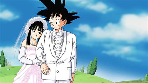 Free download | HD wallpaper: Son Goku and Chi Chi from Dragon Ball Z ...