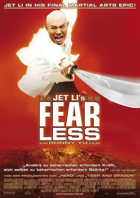 Jet Li Fearless Poster / Fearless (2006) on Collectorz.com Core Movies / Fearless is a ...