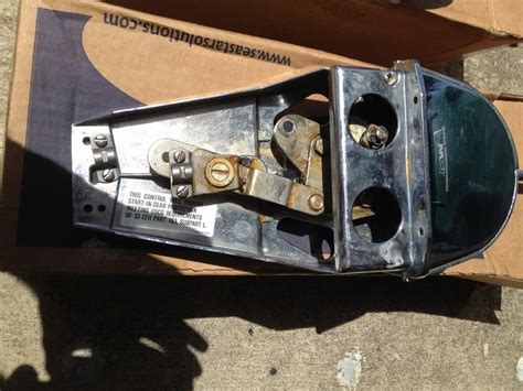 (2) Single Lever Morse Controls "Like New" - Pensacola Fishing Forum