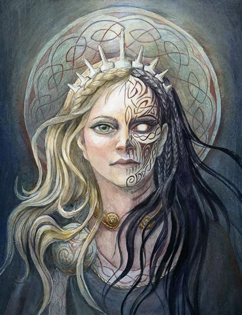 HELA, la JOTUN hija de LOKI diosa del infierno en la MITOLOGÍA nórdica | Norse goddess, Goddess ...