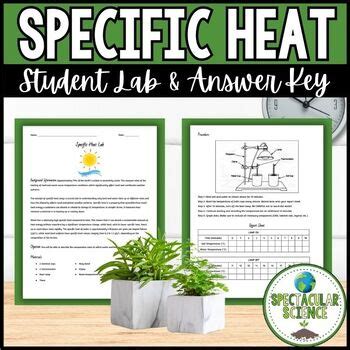 Specific Heat Lab by Spectacular Science | TPT