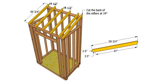 Rafters on a shed roof | Jurra shed