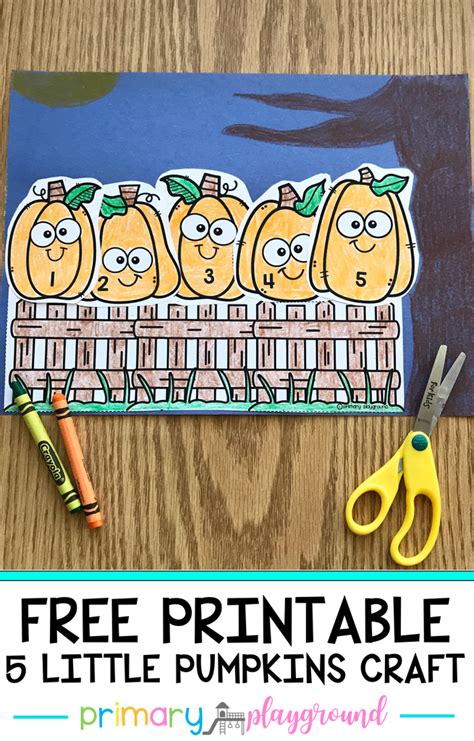 Five Little Pumpkins Sitting On A Gate Printable - Printable Word Searches