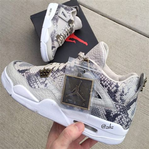 Air Jordan 4 Premium "Snakeskin" | Sole Collector