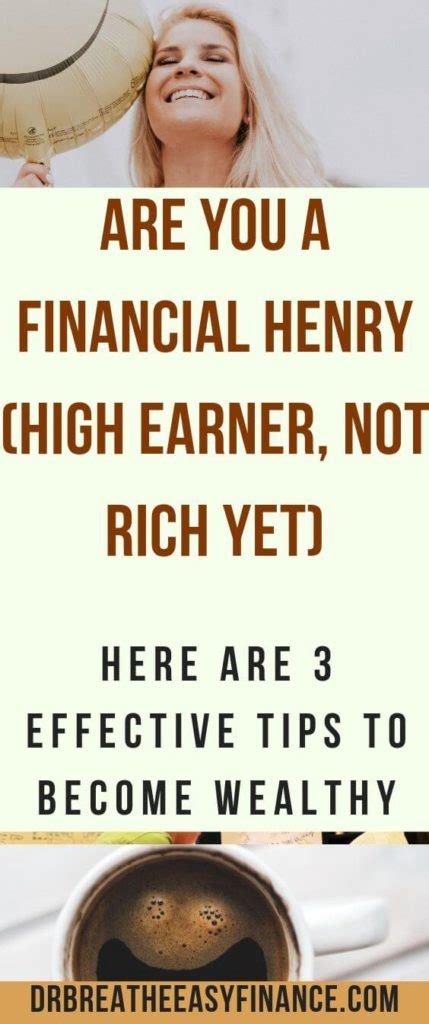 Are You A Financial HENRY – High Earner, Not Rich Yet | Dr. Breathe Easy Finance