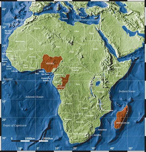 Africa Map « Graphic Design, Photorealistic CGI, Information Graphics, Technical Illustration ...