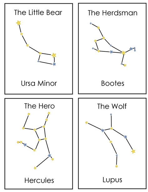 Constellation Activities, Constellation Quilt, Printable Cards, Printables, Second Grade Science ...