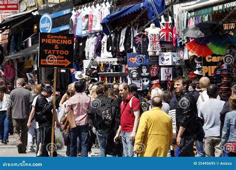 Camden Town, Market, London Editorial Image - Image of tourism, shop ...