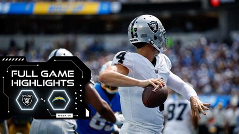 Full game highlights: Raiders vs. Chargers - Week 1