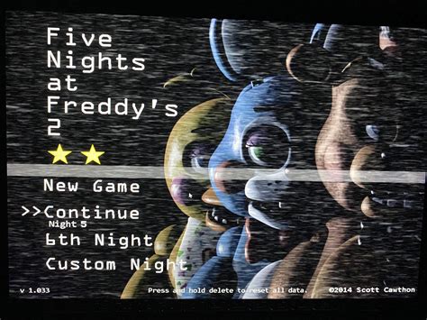 Completed FNAF 10/20 mode and I don’t have 3 stars on front but I do have the stars on the mode ...