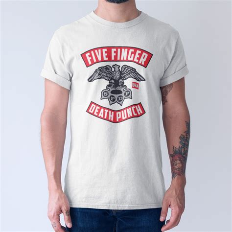 Five Finger Death Punch T-Shirt, 5FDP Logo Tee Shirt, Metal Merch ...