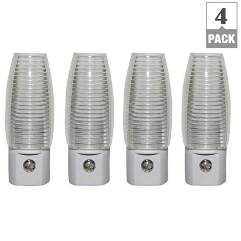 Meridian 5-Lumen Automatic LED Night Light (4-Pack)-10911 - The Home Depot