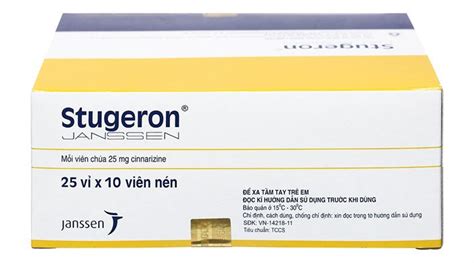 What is stugeron 25mg? | Vinmec