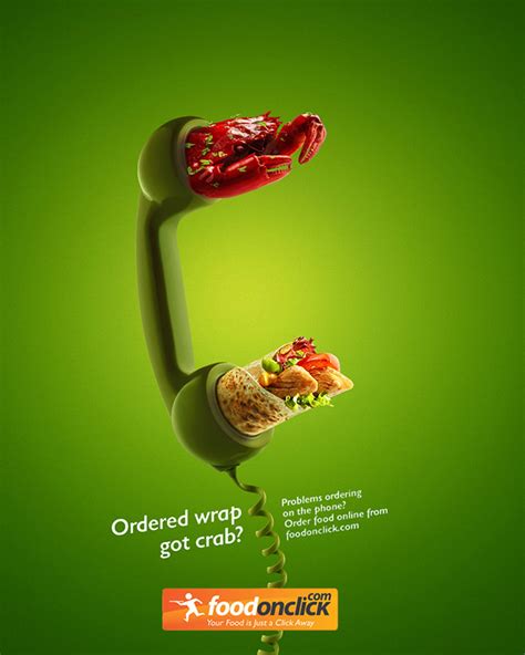 Food on Click ad. on Behance