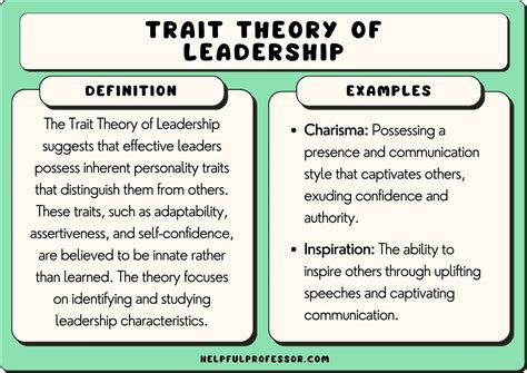 11 Trait Theory of Leadership Examples (2024)