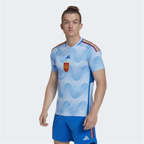 adidas Men's Soccer Spain 22 Away Jersey - Blue adidas US