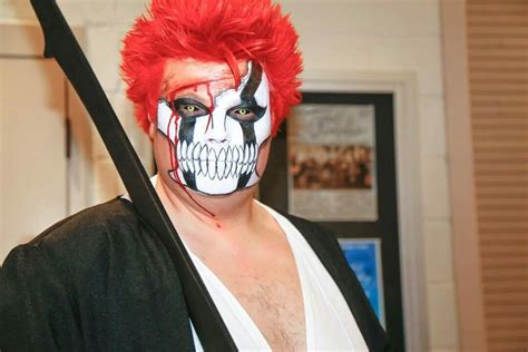 Bleach Ichigo Face Paint Hollow Mask Cosplay | Mask face paint, Ichigo cosplay, Halloween face ...