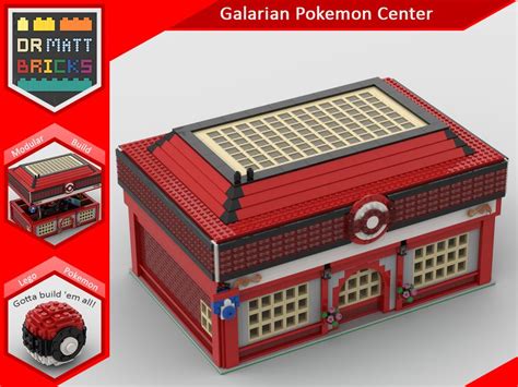 LEGO MOC Galarian Pokemon Center by DrMattBricks | Rebrickable - Build ...