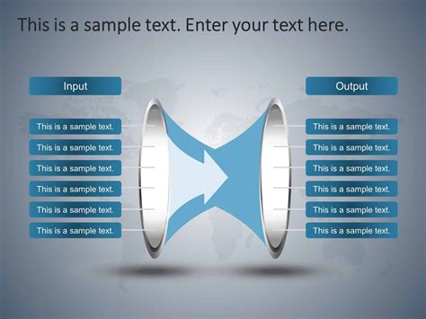 Input Output 6 PowerPoint Template | SlideUpLift