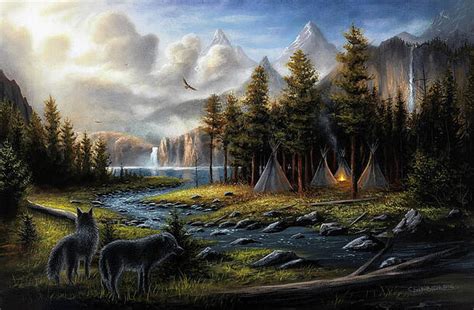 Native American Landscape Paintings