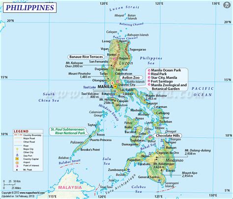 Philippines Map - TravelsFinders.Com