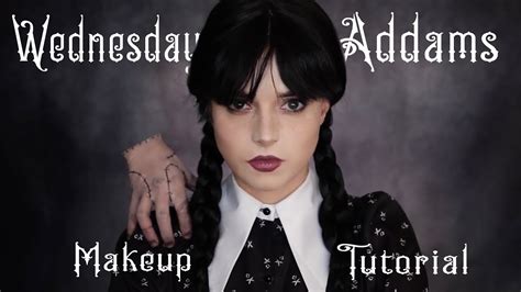 WEDNESDAY ADDAMS Makeup Tutorial - YouTube