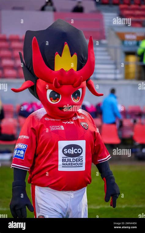 The Salford Mascot. Salford Red Devils Vs Hull KR, Saturday 2nd March ...