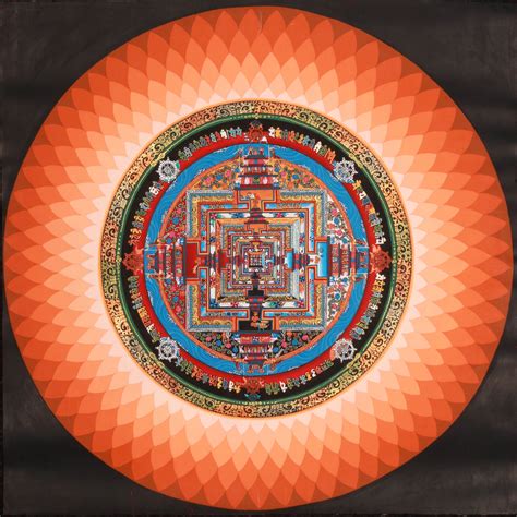 Tibetan Buddhist Kalachakra Mandala