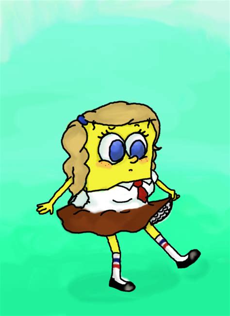 If Spongebob was a girl by ATomicFLDR on DeviantArt